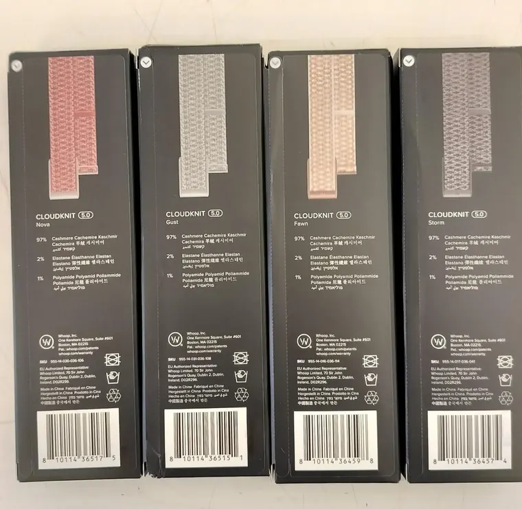 New boxes in? Photograph the back.